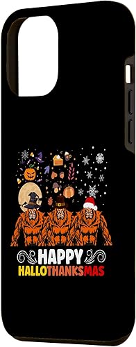 Miniatura 2 de Funda para iPhone 13 Pro Max Halloween, Acción de Gracias, Navidad, Hallothanks Bigfoot
