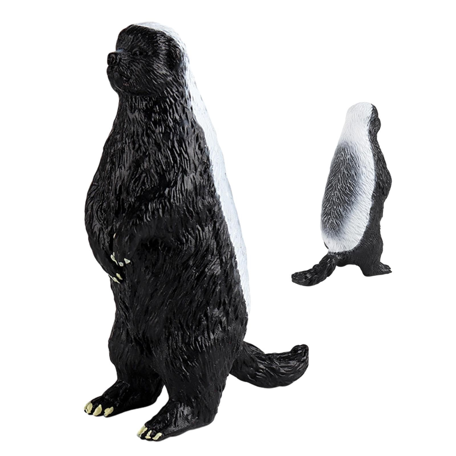Frifer Honey Badger Toy | Decorative Honey Badger Figurine - Honey Badger Figure for Home Room Decoration, Honey Badger Stuffed Animal for Educational Fun, Honey Badger Toy Figure