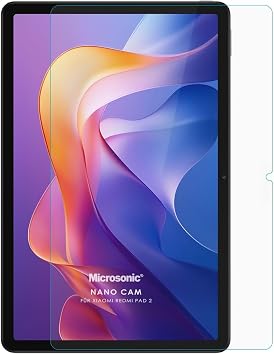 Microsonic Xiaomi Redmi Pad 2 Nano Glass Glass Screen Protector [Compatible Screen Protector with Redmi Pad 2 - Transparent]