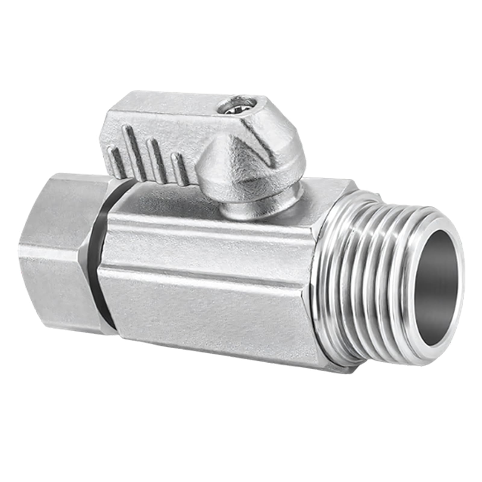 3 / 4Inch Male Female Thread Connector Brass Ball Valves Water Pipe Fitting Shut Close Valves with Thickened Handle Enduring Male Female Thread Connector