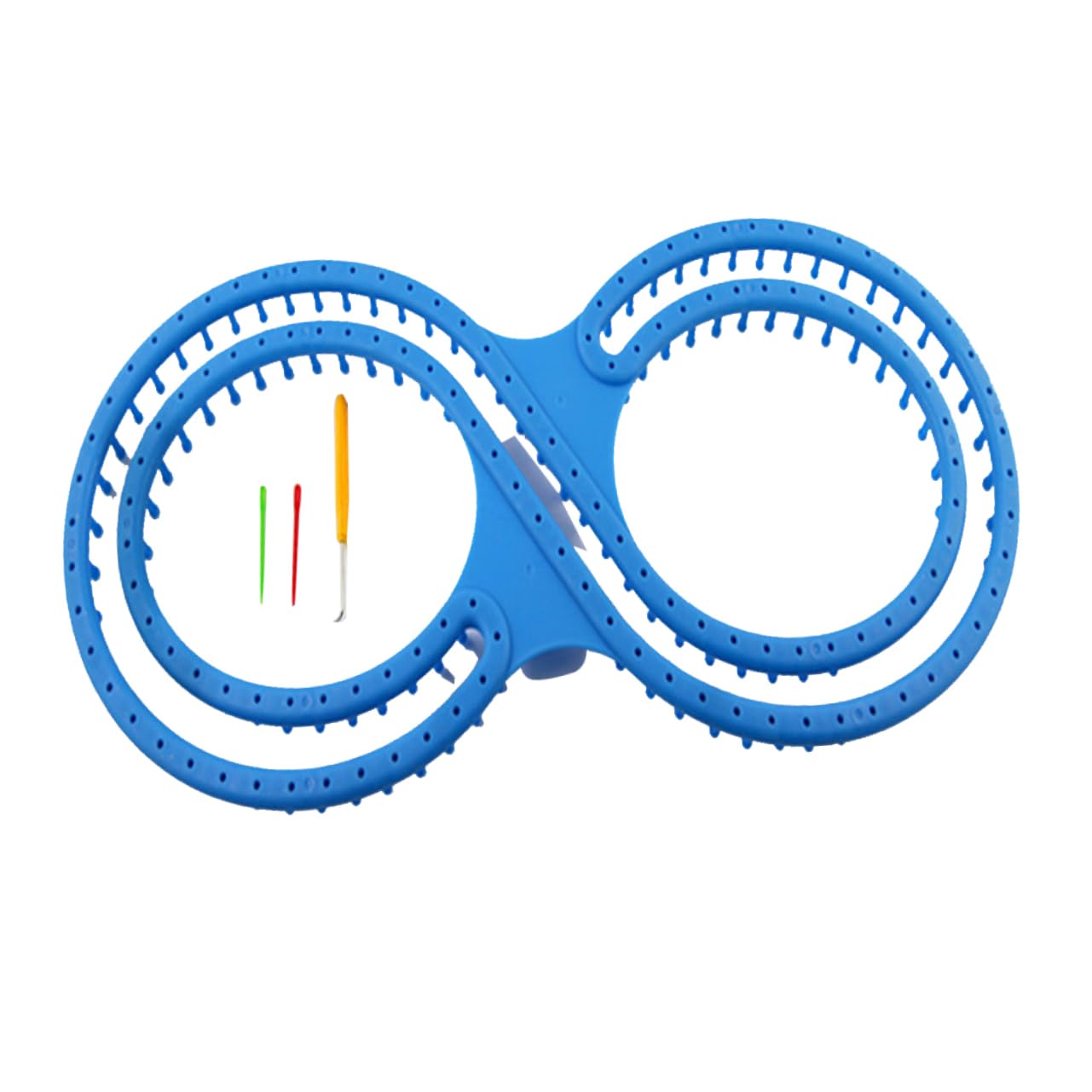 Operitacx DIY Wool Hat Knitter Kit 8 Knitting Looms with 3 Accessories Loom Knitter for Sweater Weave Projects