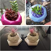 Vista 48 de 4Pcs Candle Jar Silicone Molds Set, Jars and Bottles with Lids Container Moulds, Striped Round Pot Molds for Making Uv Epoxy Plaster Concrete