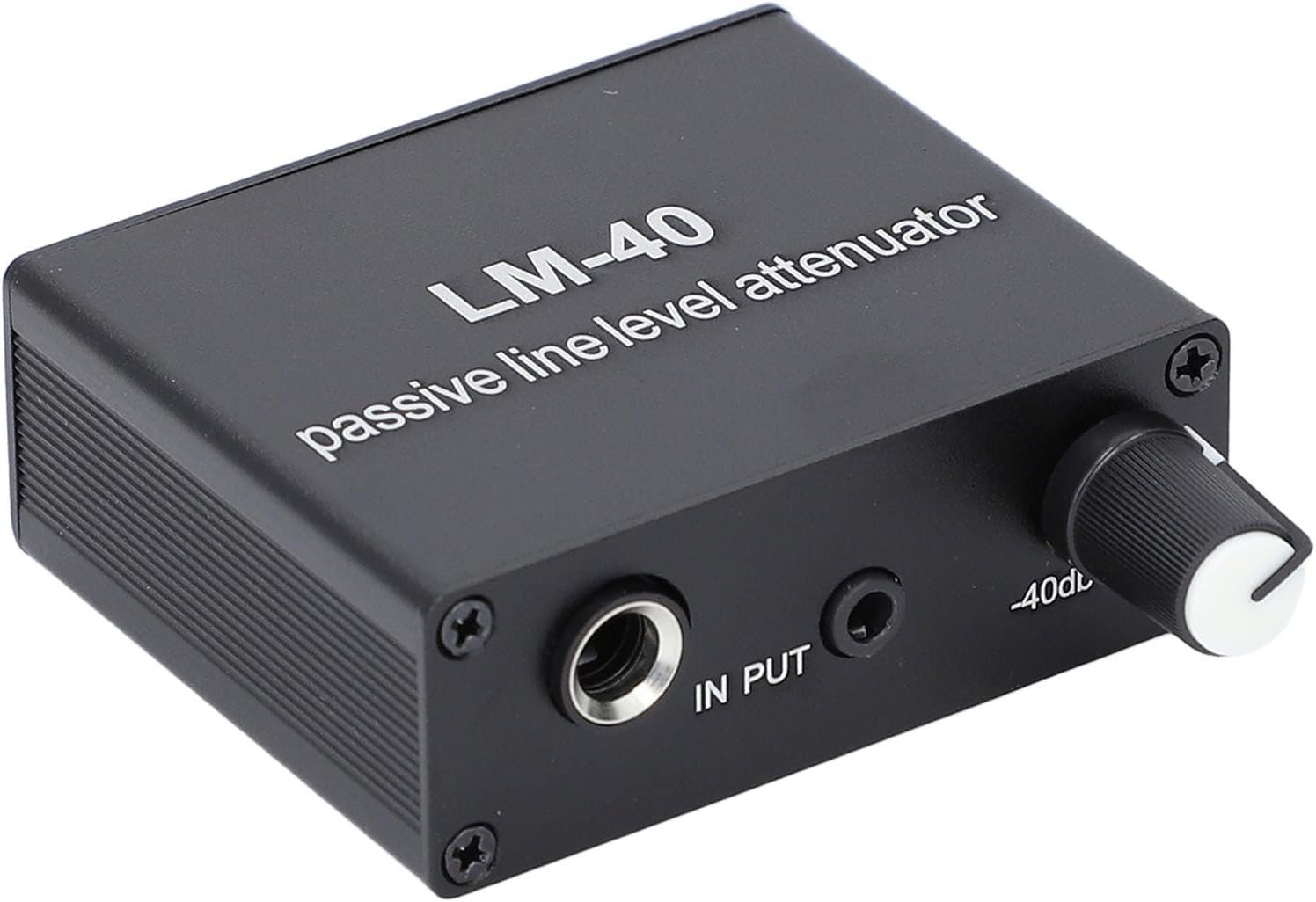 Volume Attenuator, Audio Volume Controller ‑40db‑15db Adjustable Sound Volume Control Attenuator Sound Passive Attenuator with 3.5mm Output Cable
