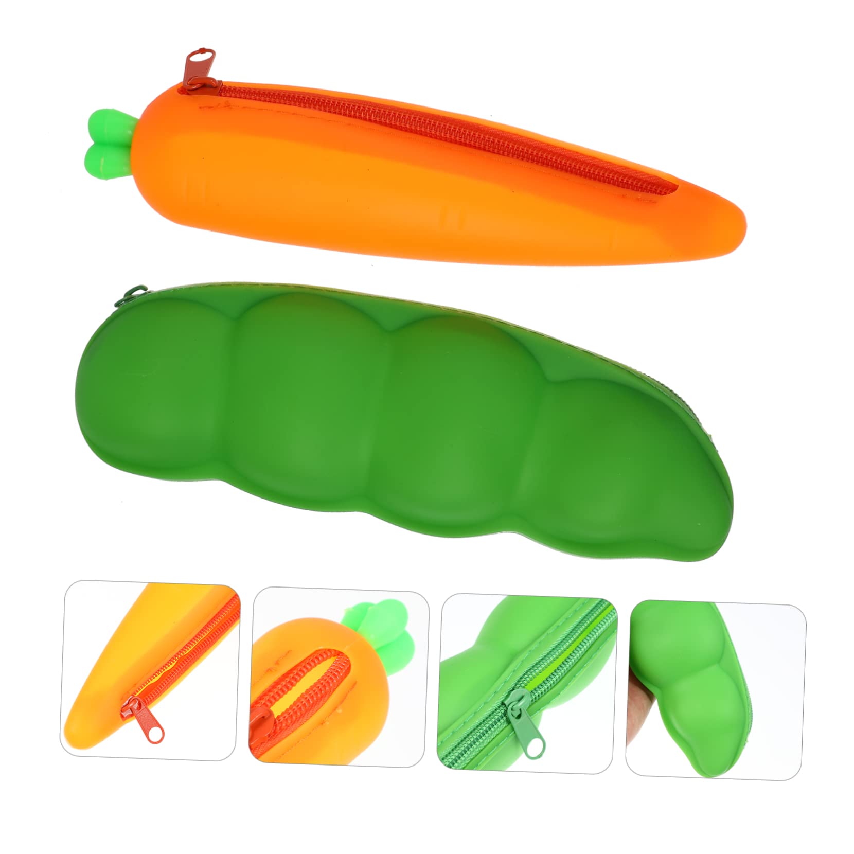 STOBOK 6pezzi Astuccio Portapenne Silicone Organizzatore Per Cancelleria Capacità Per Scuola
