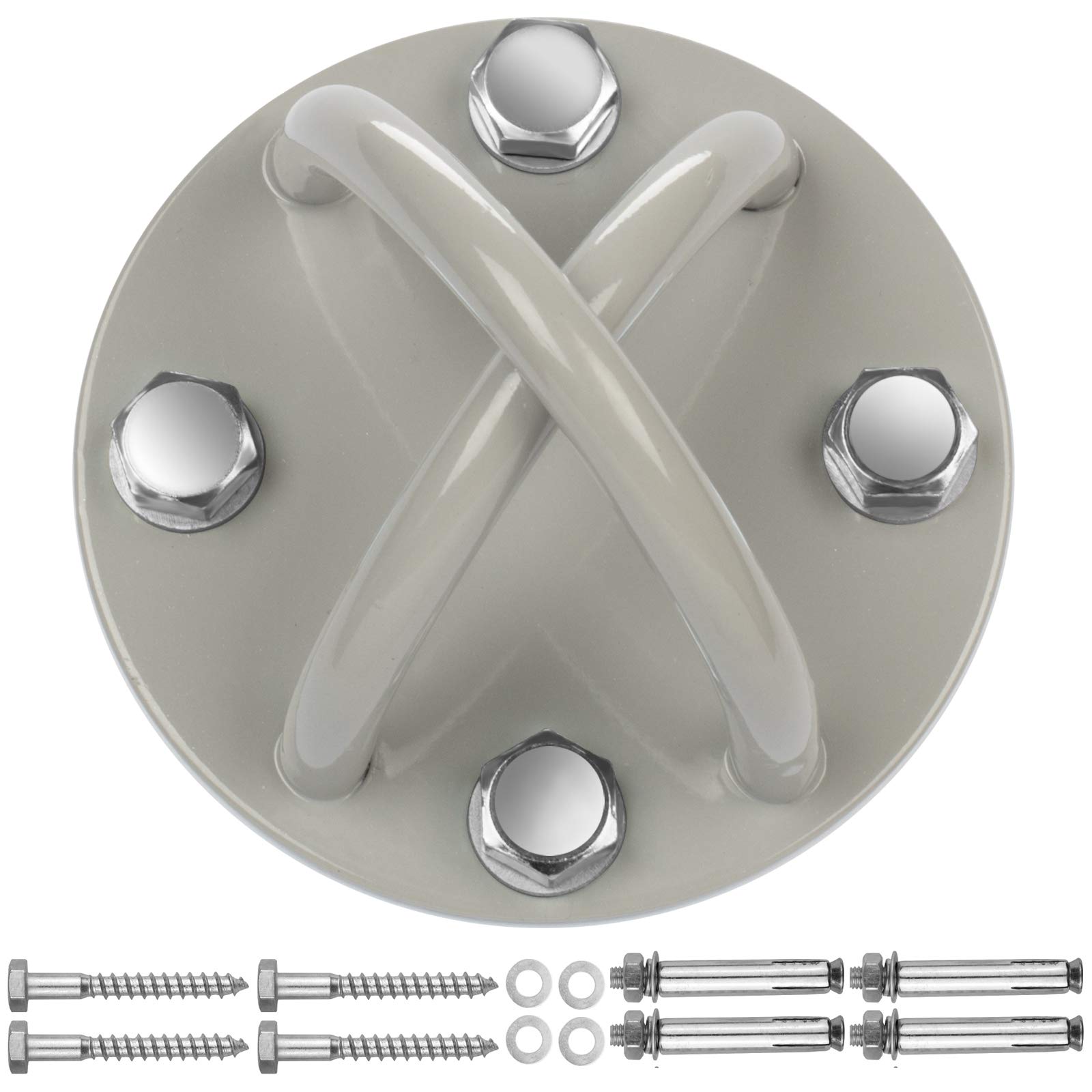 Mount Wall and Ceiling Mount for Suspension Straps Wall Mount Anchor for Body Weight Strength Training Systems, Aerial Yoga Swing & Hammock, Battle Ropes, Boxing Equipment