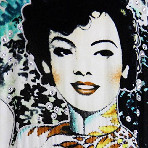 Aris A Hand-Beaded Silk Velvet Burnout Kimono4