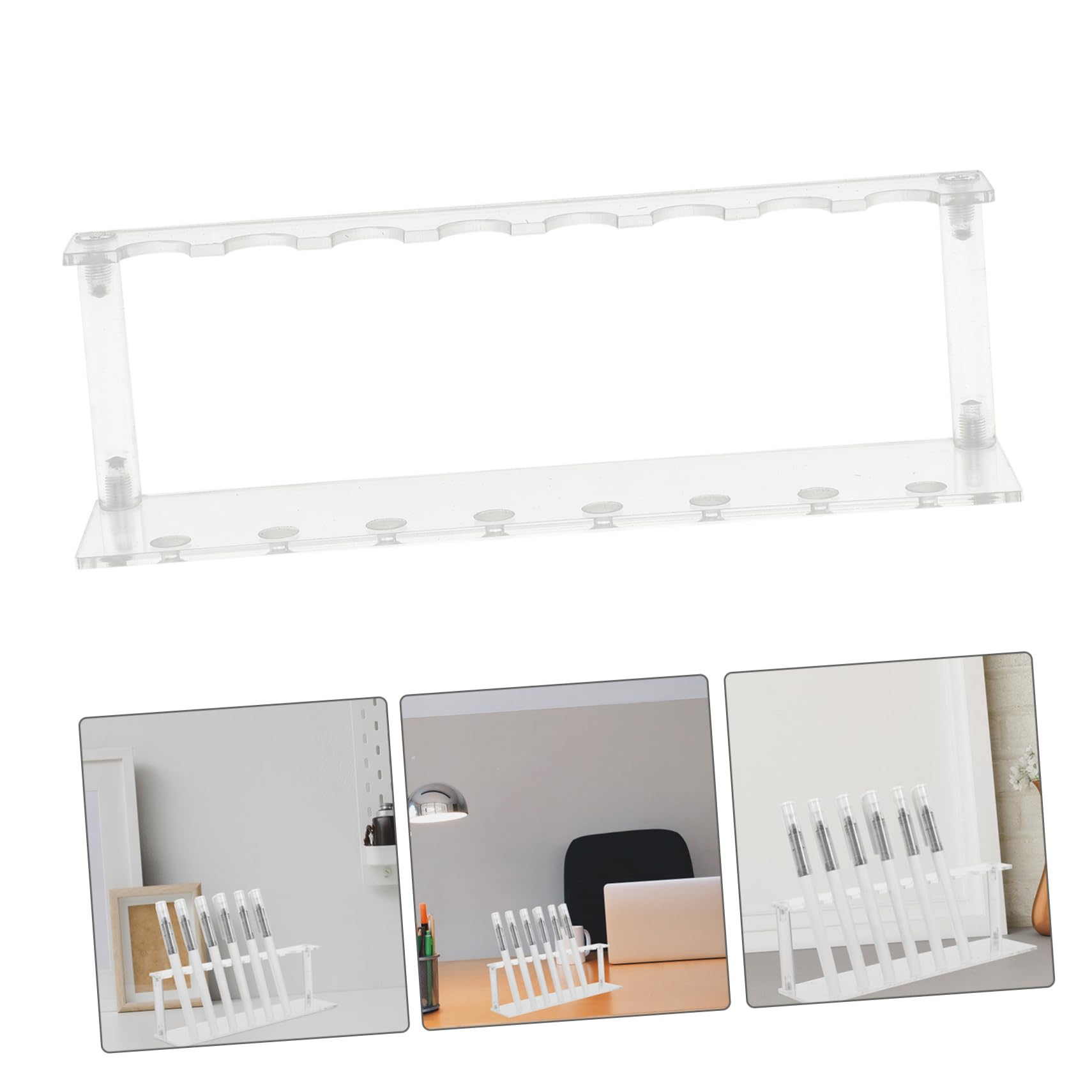 SHINEOFI 5sets Portapenne Per Pennarelli Matite e Pennelli Da Trucco Organizer Per Scrivania Con Scomparti Per Ufficio e Casa