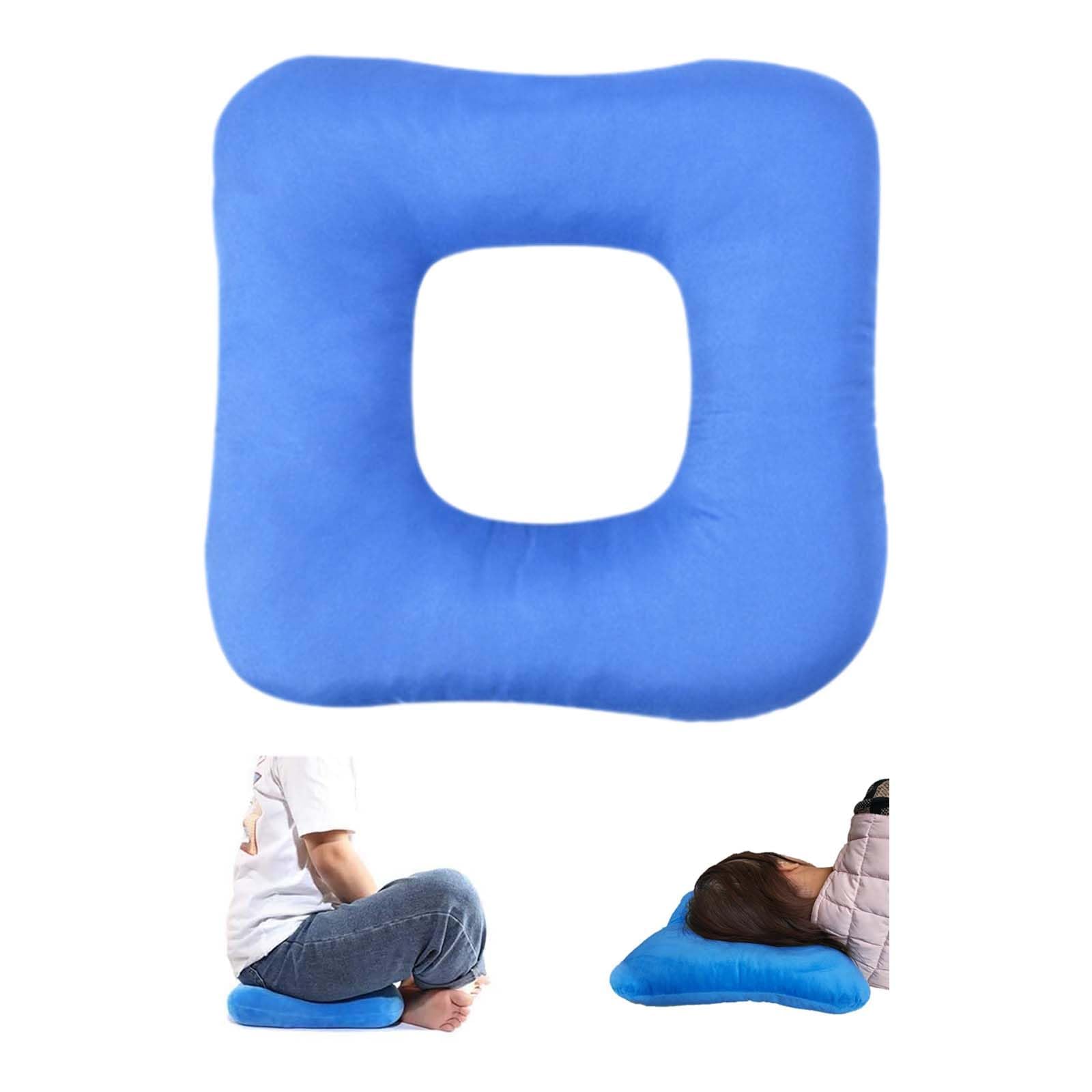 Coussin Ergonomique pour Coccyx,Coussin Anti-escarres,Coussin avec Trou Central,Coussin orthopédique pour Fauteuil Roulant,Coussin hémorroïde,Coussin orthopédique en Forme de Donut,Coussin Hemorroides
