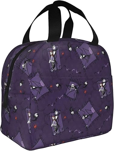 Miniatura 2 de Lonchera de dibujos animados, bolsa de almuerzo aislada de anime, reutilizable, divertida, personalizada, térmica, Bento para mujeres, hombres,