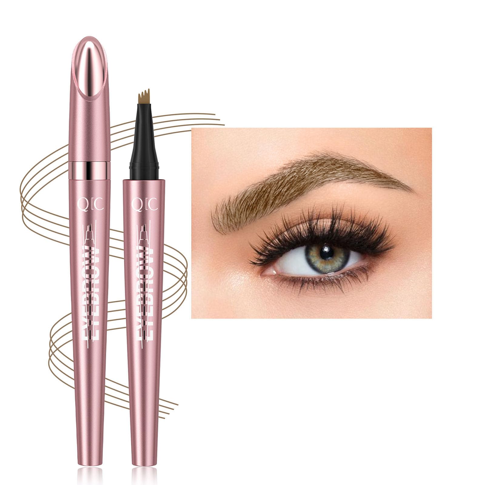 Anifer (01 Light brown) eyebrow pencil,hair drawing,waterproof Eyebrow Pen with Micro-Fork-Tip, Light Brown-01, 1 ml (Pack of 1)