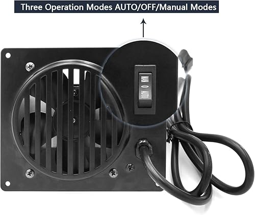 Miniatura 5 de Hongso Ventilador de repuesto para calentador de pared sin ventilación, kit de accesorios para Mr. Heater, Dyna-Glo, Dyna-Glo 30,000 BTU,