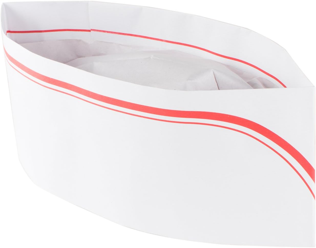 Retro Diner Food Server Soda Jerk Paper Cap for Classic Theme Restaurant Party Hats (6 Pack)