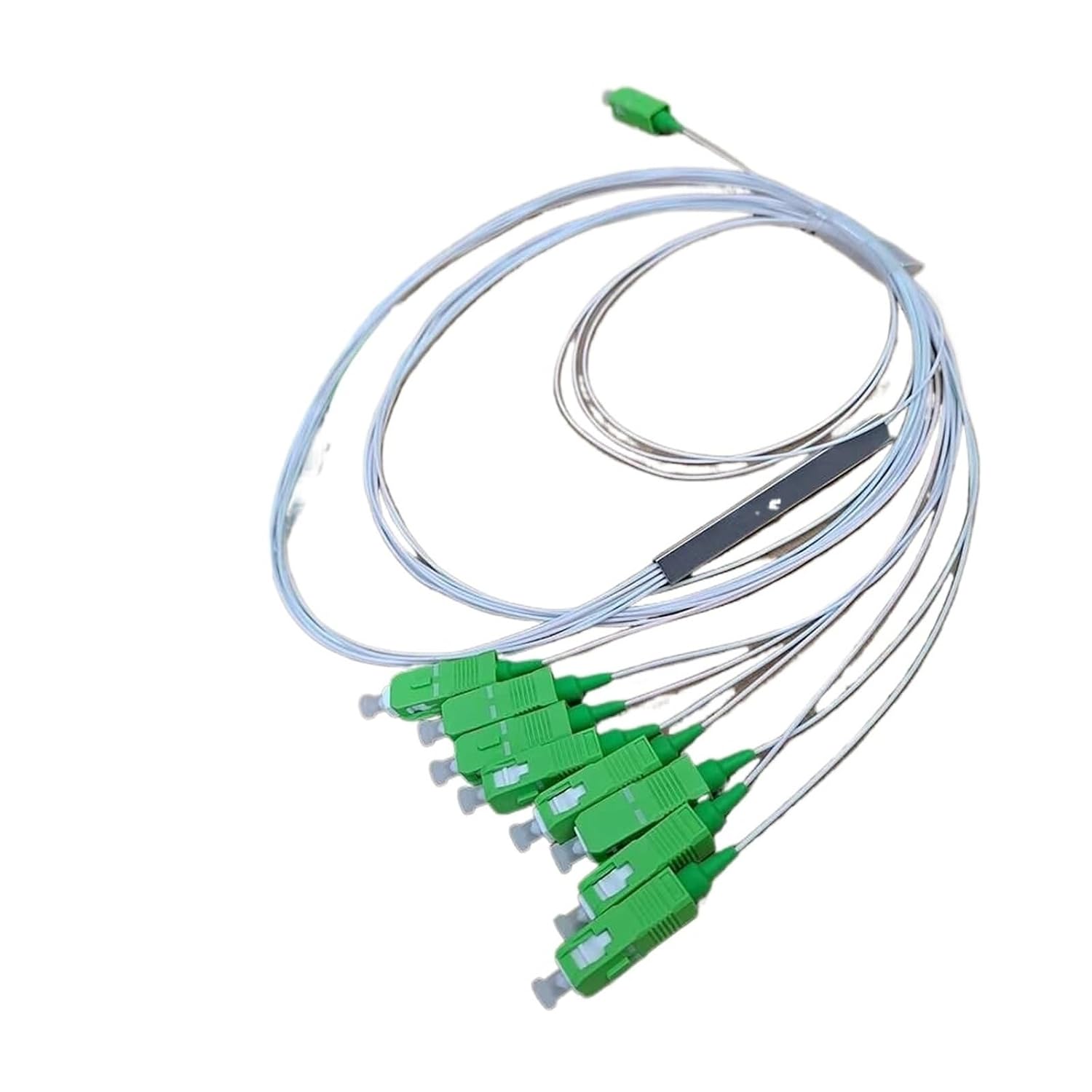 1X2 1X4 1X8 PLC SC/Single-Mode 0.9Mm 1M FTTH Fiber Optic Splitter(1x8)