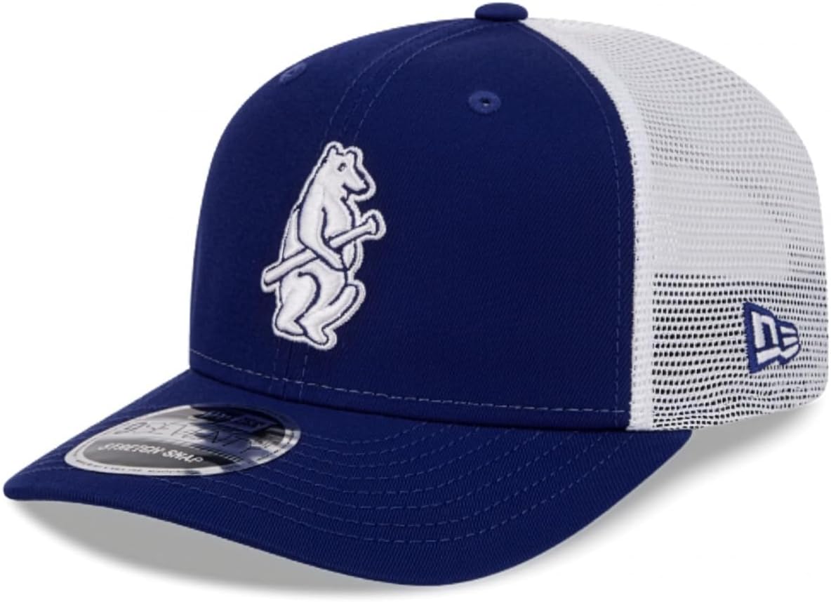 New Era Chicago Cubs Cooperstown 1914 Trucker 9Seventy Snapback Adjustable Hat Blue