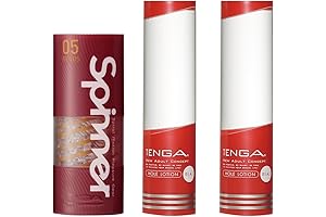 TENGA Spinner Beads Male Manual Masturbator Device with 2 Real Lotion