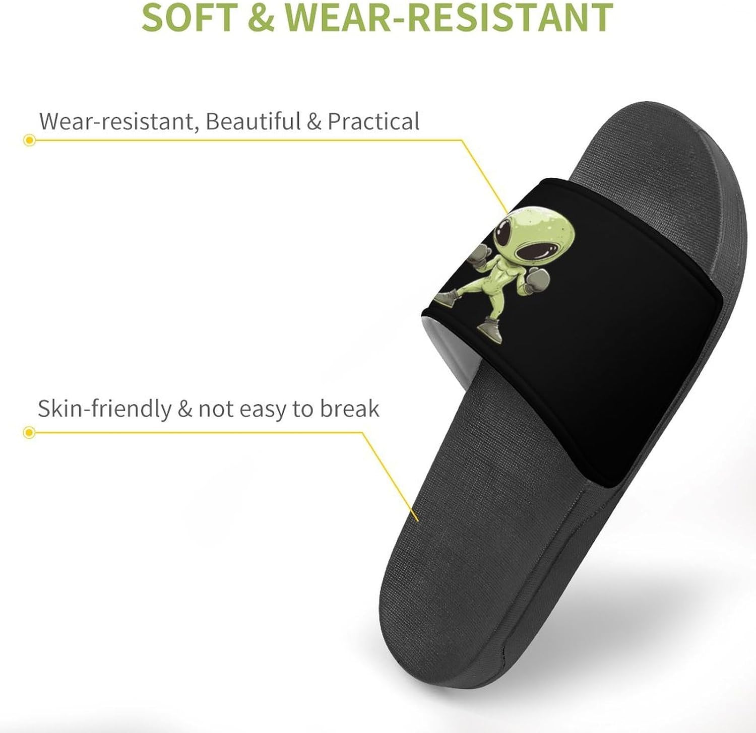 Aliens Boxing Boxer Fashion House Slippers for Women Men Shower Shoes Slides Sandals