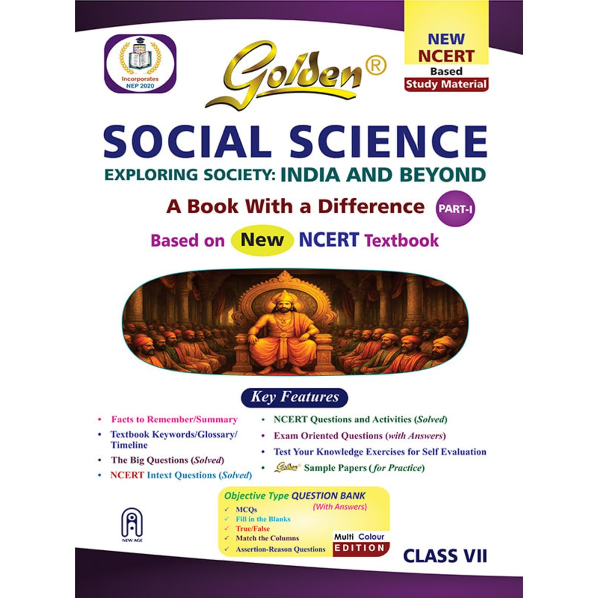 Golden Social Science Study Material Based on NEW NCERT EXPLORING SOCIETY: INDIA AND BEYOND Class-7 | CBSE 2027 Exams |
