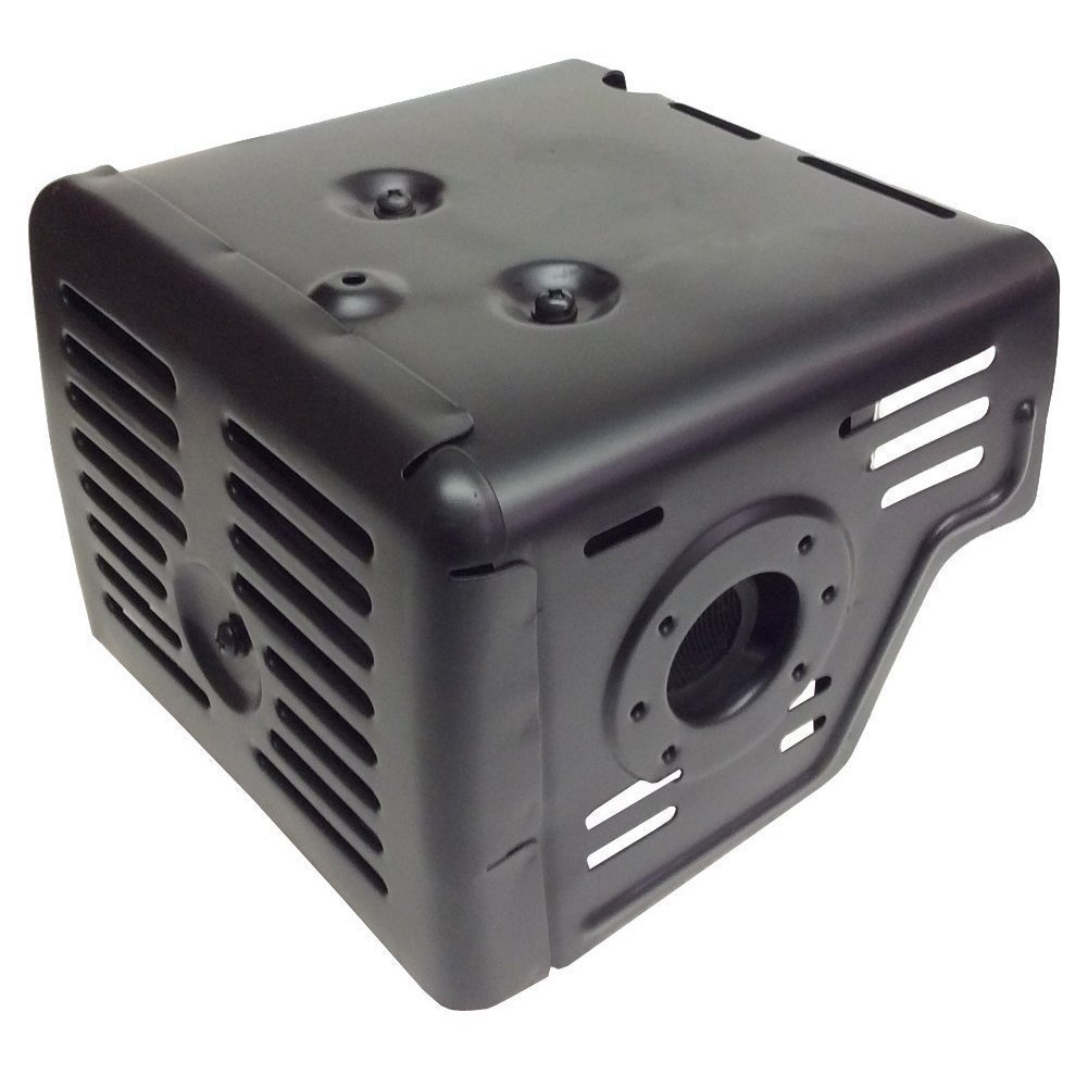 Carkio - Silenziatore di scarico con tubo di scarico e filtro dell'aria compatibile con motori Honda 11HP 13HP GX340 GX390