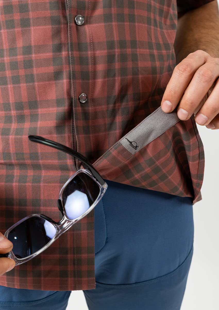 Club Ride Herren Casual Hemd mit Button-Down-Kragen