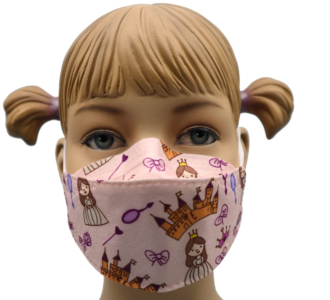 10pcs KF94 Mix Printed Protective Face Mask for Kids, 4 Layers Virus Filter Protection, Filter Efficiency ≥ 95% (MIX Print)