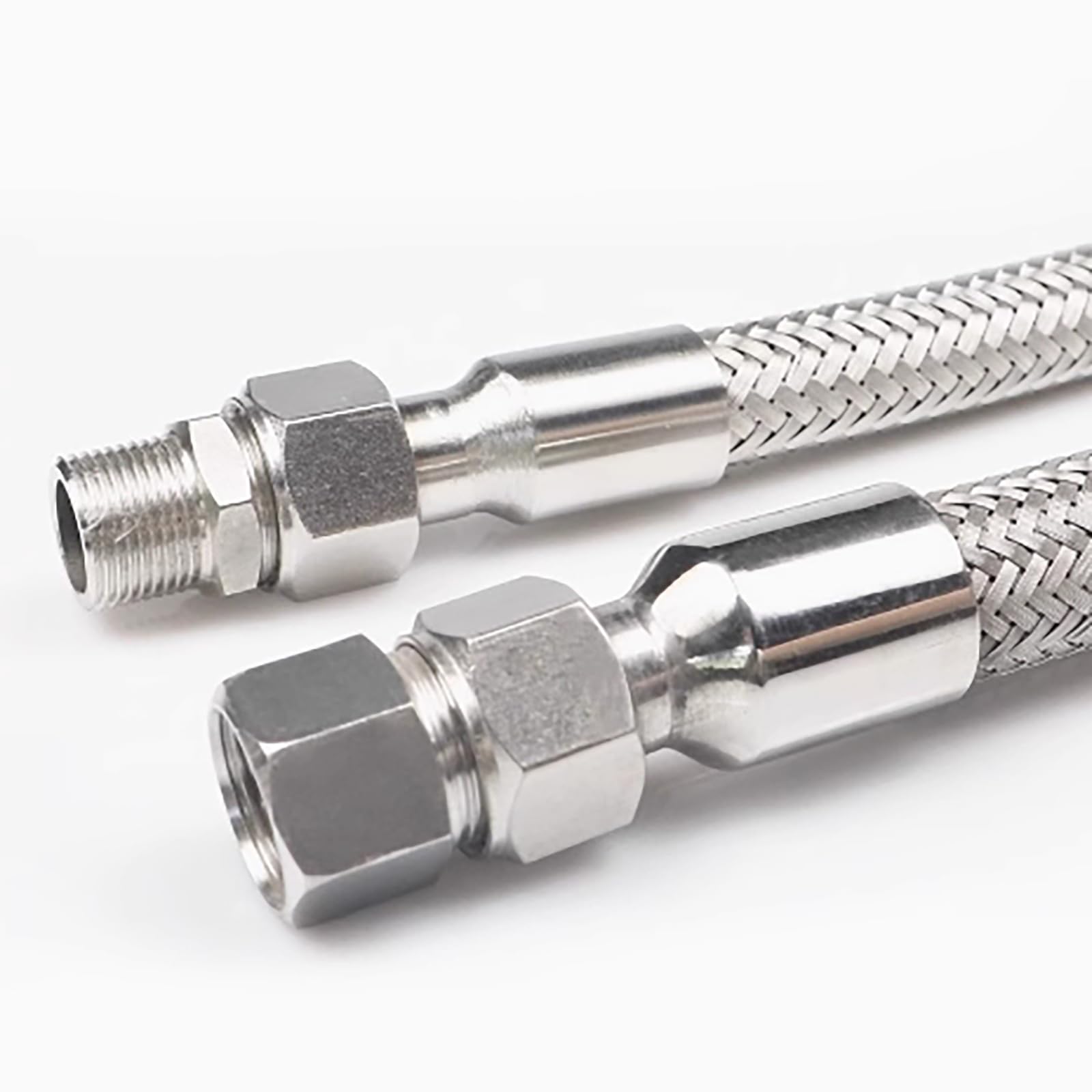 Tube flexible antidéflagrant en acier inoxydable 304, connecteur de ligne d'alimentation de robinet, tuyau en acier inoxydable 304 (G1-500MM,A)
