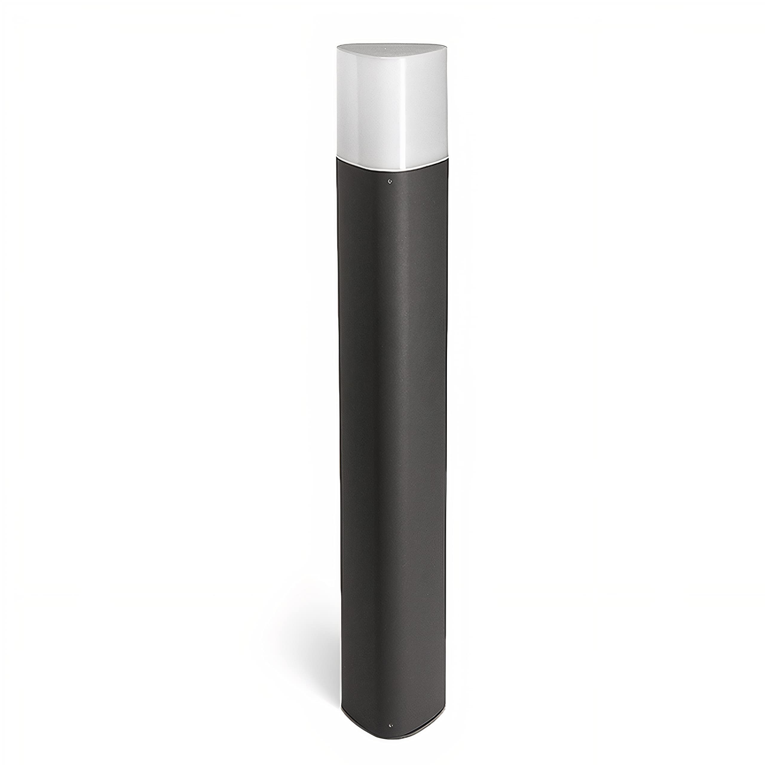 FORLIGHT Baliza Exterior IP44 Resistente al Agua para Jardín, 800mm, E27, 23W, 1500 Lúmenes, Gris Urbano, Iluminación Moderna y Eficiente