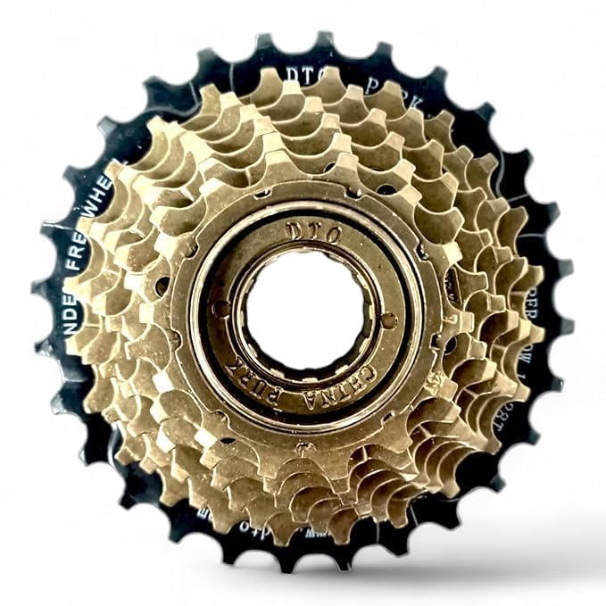 PTC Cycle 7 Speed Freewheel Road Bike MTB Flywheel with 14-28T Gear Range Screw Type Bicycle