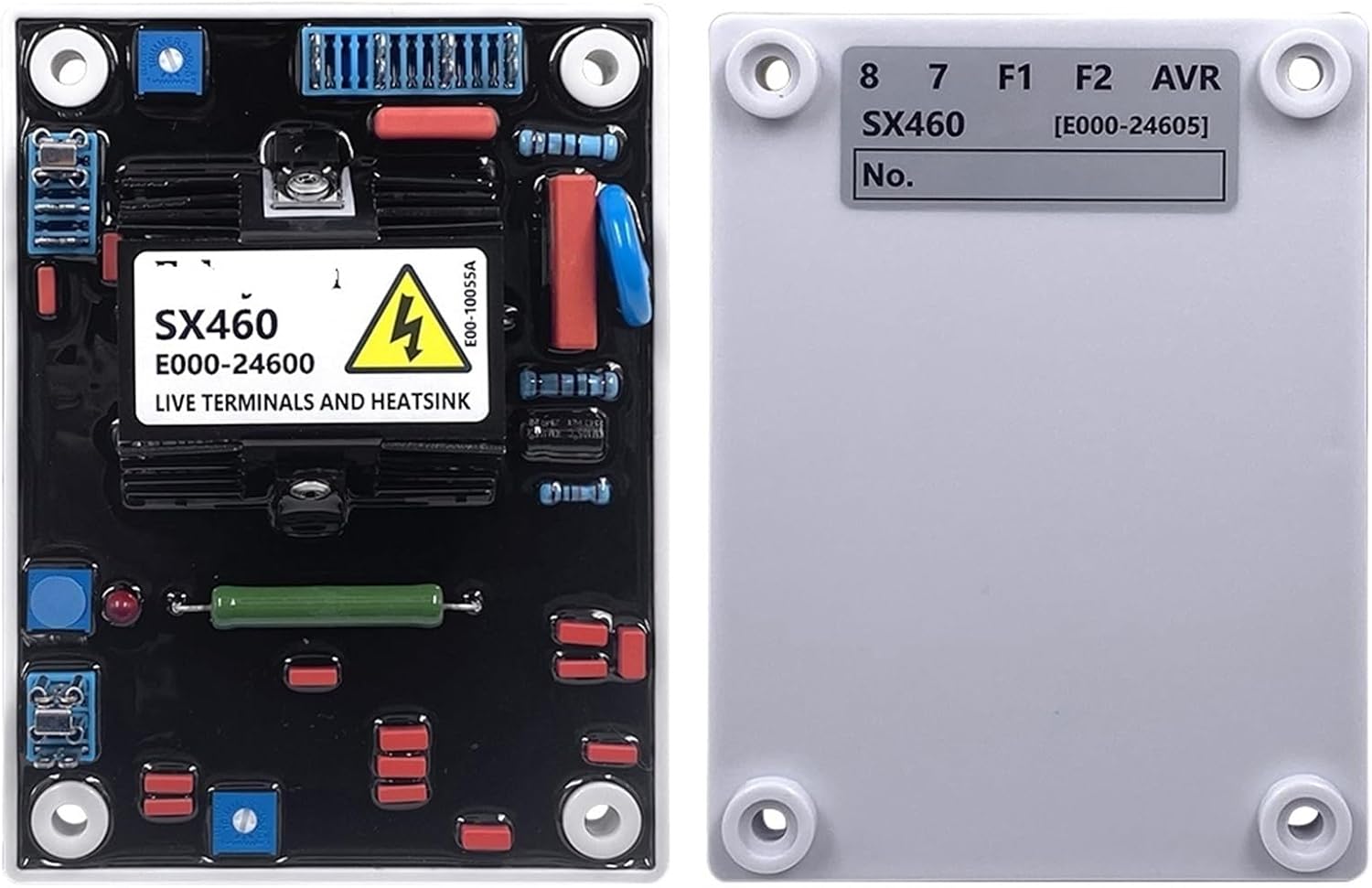 SX460 AVR Generator Automatic Voltage Regulator Stabilizer Electric Red Capacitor 1Pcs