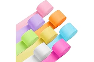 Pack of 8 Crepe Paper Streamers for Streamers Party Decorations