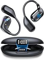 ANVOSED Real-Time Translation Earbuds: 156 Languages AI Translator, 4 Modes, Ultra-Light Open Ear Design for Travel, Business & Learning (Jet Black)