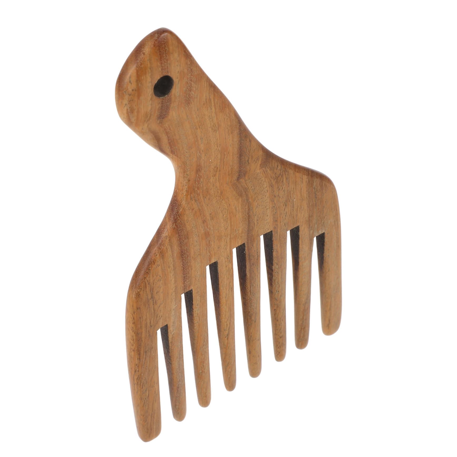 Peigne de coupe de cheveux en bois de santal pour démêler sans casser