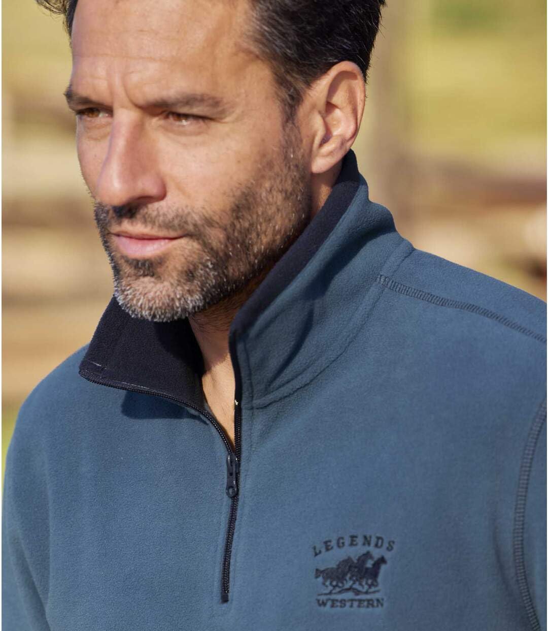 ATLAS FOR MEN - Lot de 2 Pulls en Micropolaire pour Homme - Léger et Doux - Parfait pour l'hiver - Disponible en Grandes Tailles du M au 5XL