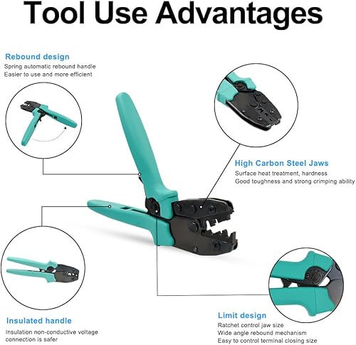 Miniatura 3 de Slocable Herramientas de prensado solares para cables fotovoltaicos de panel solar 141210AWG (2.546mm