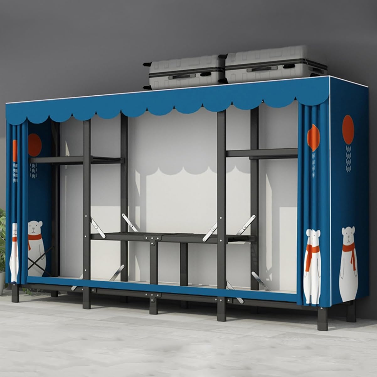 Placard portable pour chambre : fini le désordre avec cette armoire facile