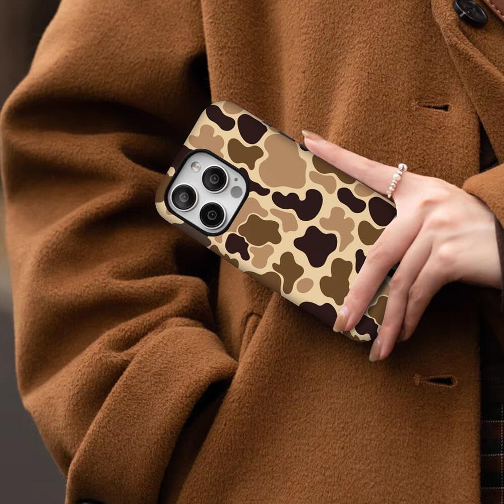 for iPhone 15 Case,Duck Camo,Dual Layer Soft TPU Hard PC Bumper - Image 6