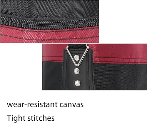 Miniatura 7 de Juego de boxeo pesado para adultos, saco de boxeo colgante resistente, sin relleno