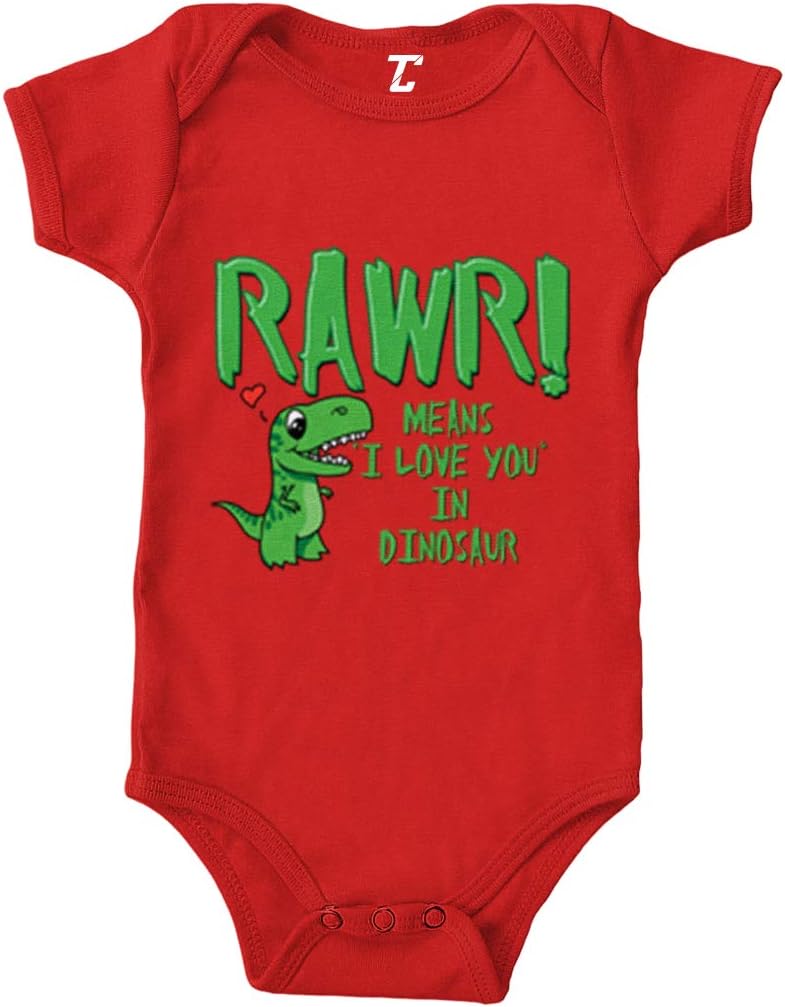 Rawr! Means I Love You in Dinosaur Bodysuit
