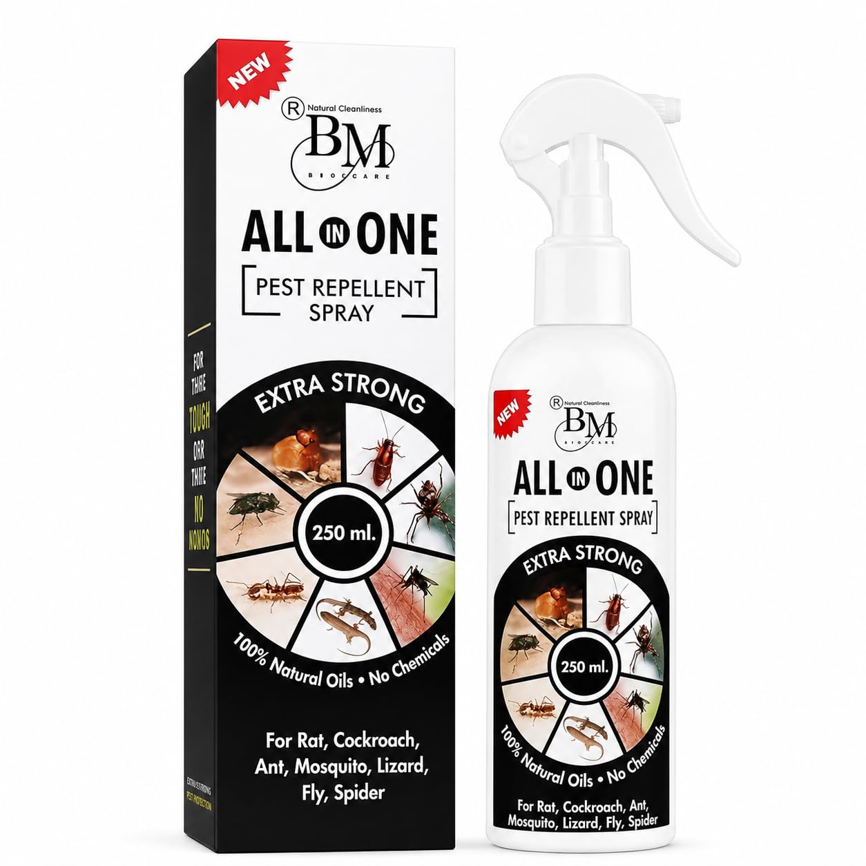 Natural All-in-One Insect Spray | Herbal Indoor Bug Control | Bedbugs, Ants, Mosquitoes, Cockroach, Rat, Lizard, Bedbugs, Spider | Snake & Roaches Treatment | Safe for Home Use 200ML-image-30
