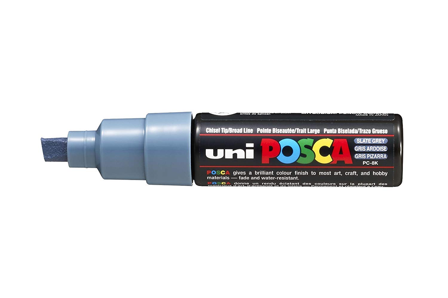 Posca UNI-BALL MARKER PEN PC-8K SLATE GREY - SINGLE PEN