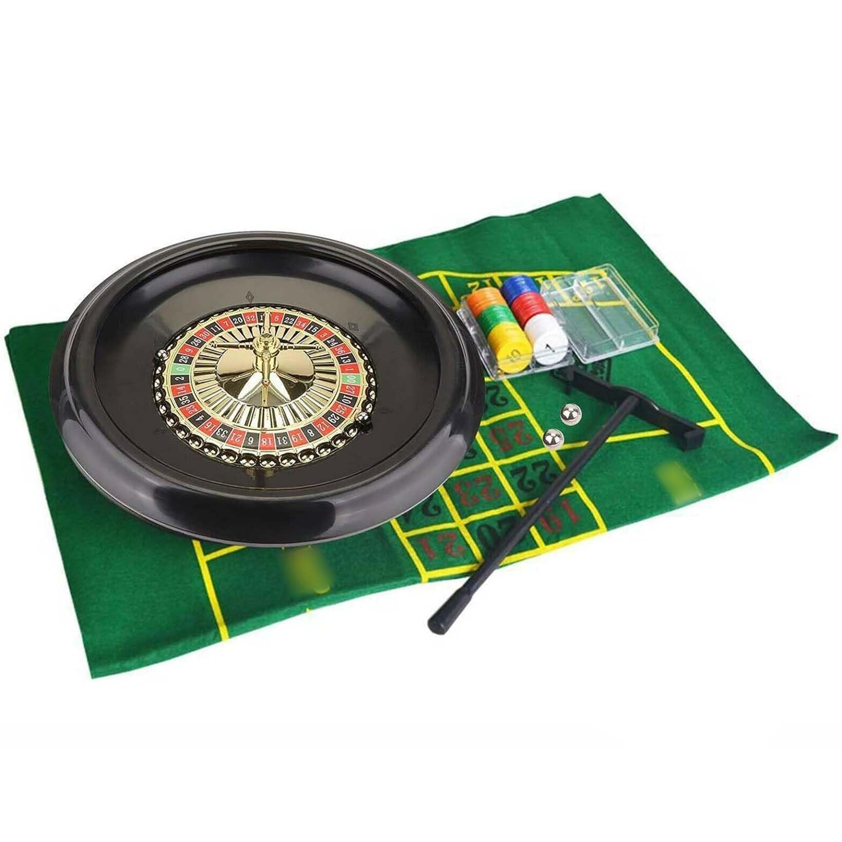 Holz-Roulette-Rad-Set, Roulette Kessel Für Casino, Drehteller, Präzisionslager-Roulette, Für Einen Spieleabend Zu Hause Oder Eine Clubparty-A