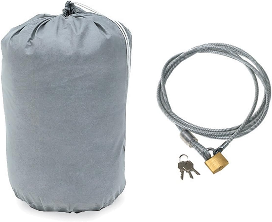 RAMPAGE PRODUCTS Custom Vehicle Cover for Suzuki Samurai | With Lock, Cable & Storage Bag, 4-Layer, Grey | 1205 | Fits 1986-1994 Suzuki Samurai