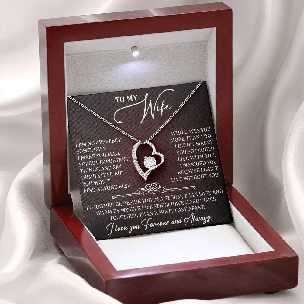 Soulmate Gift for Wife from Husband, Romantic Heart Pendant Necklace, Meaningful Quote Jewelry Box, Best Birthday Gift for Her - Image 8