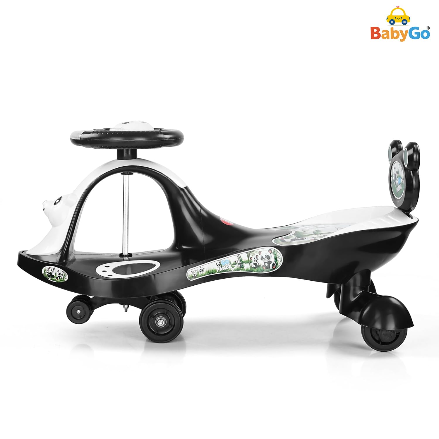BabyGo Panda Swing Car Ride-On - Lights & Music! -5 BabyGo Panda Swing Car Ride-On - Lights & Music! -5