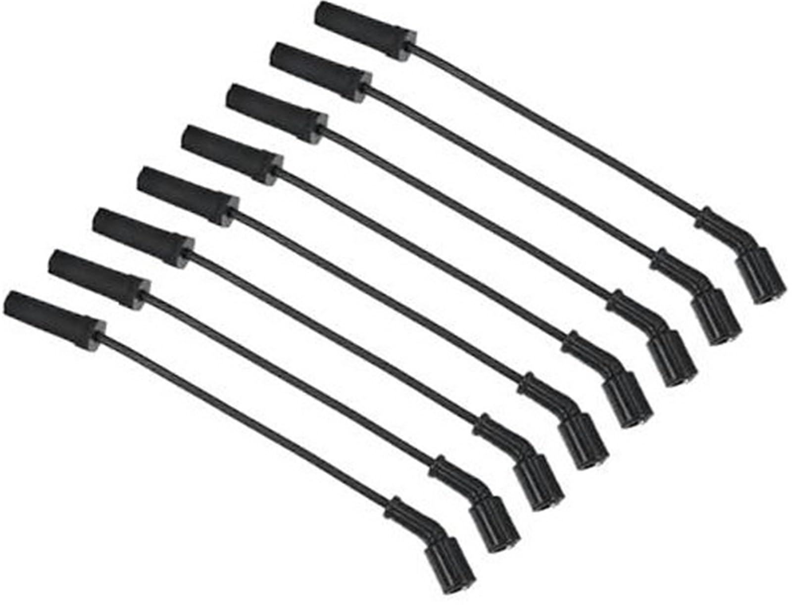 Przewód cewki zapłonowej do świec zapłonowych, kabel 7 mm, do Chevrolet Avalanche Silverado Tahoe 4,8 l 5,3 l 6,0 l nr 88894393/89017270 Opakowanie 8 szt. Przewód zapłonowy do samochodów