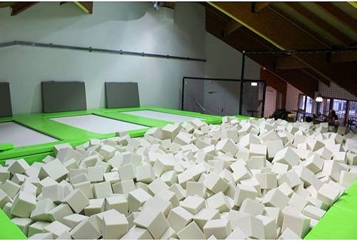 Miniatura 2 de Bloques de espuma FoamRush para pozos de skateboardcubos (blanco) 6 x 6 x 6 pulgadas, bloques de espumacubos para parques de skateboard, empresas de