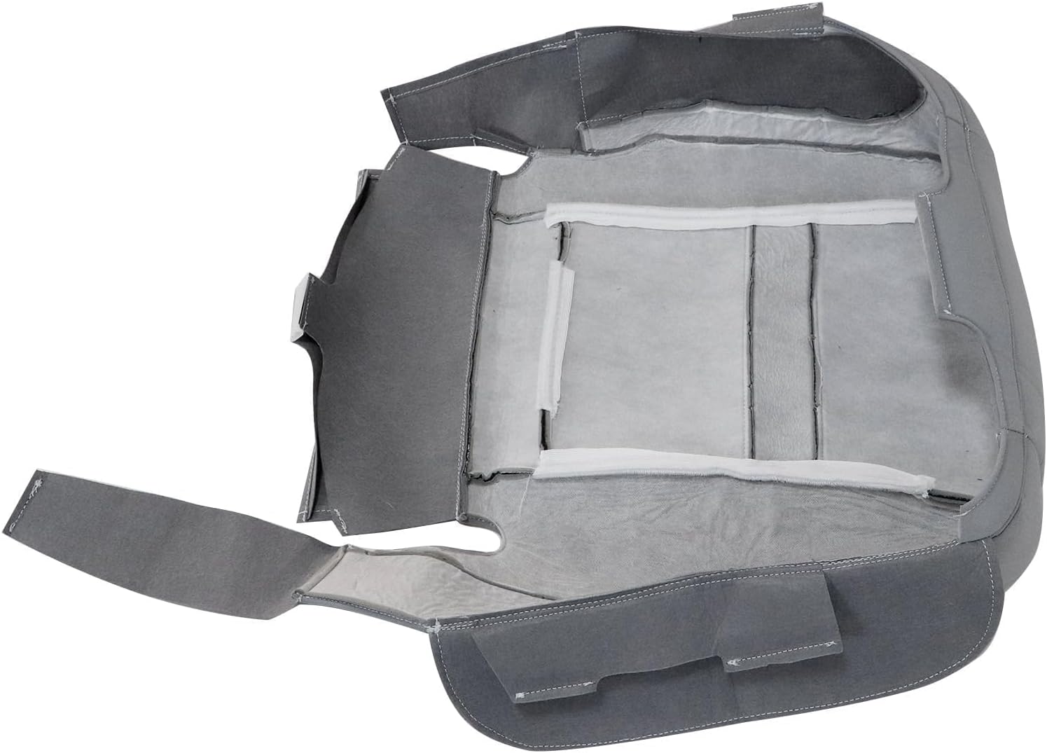 Priprilod Gray Cloth Front Driver Side Bottom Replacement Seat Cover Compatible with Dodge Ram 2500 3500 4500 5500 2006 2007 2008 2009 2010