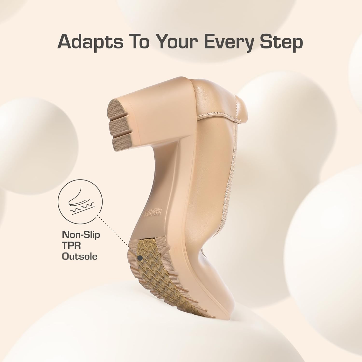 DREAM PAIRS Women's Chunky Closed Toe Low Block Heels Work Pumps Comfortable Round Toe Dress Wedding Shoes Nereida - Image 5