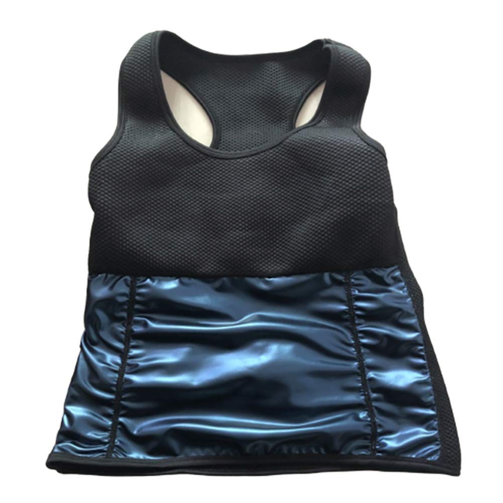 G&F Damska kamizelka neoprenowa do sauny Body Shaper wyszczuplająca mięśnie koszulka trener talii fitness utrata wagi (rozmiar: S)