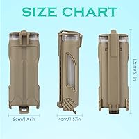 Vista 7 de Battery Storage Box 2-Hole Waterproof Battery Case for 18650/AA/AAA/CR123