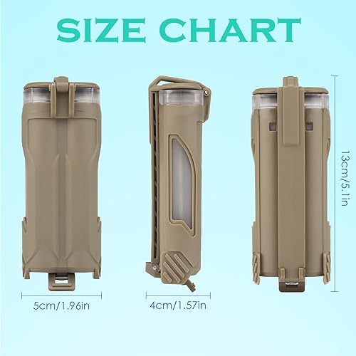 Miniatura 7 de Battery Storage Box 2-Hole Waterproof Battery Case for 18650/AA/AAA/CR123 Batteries